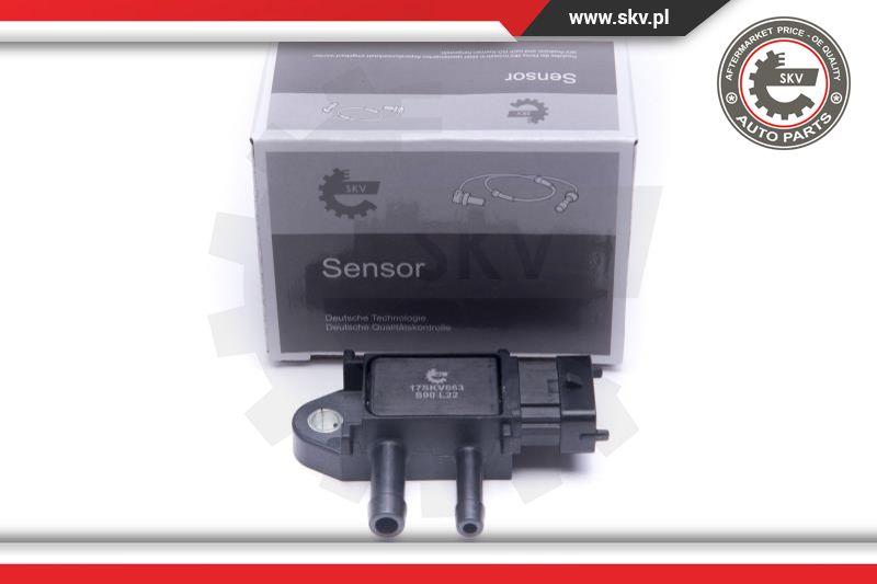 Esen SKV 17SKV663 - Sensor, exhaust pressure onlydrive.pro