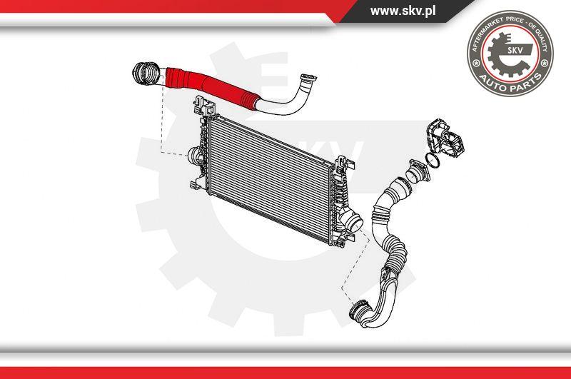 Esen SKV 24SKV934 - Charger Intake Air Hose onlydrive.pro