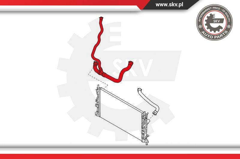 Esen SKV 24SKV335 - Radiator Hose onlydrive.pro