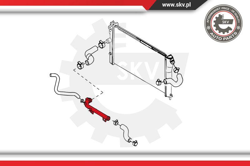 Esen SKV 24SKV200 - Coolant Tube onlydrive.pro