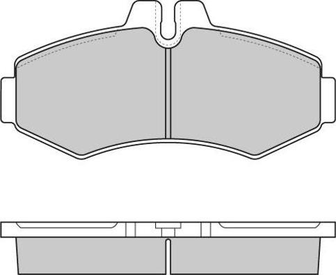 Mercedes-Benz 0034200120 - Brake Pad Set, disc brake onlydrive.pro