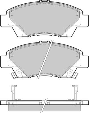 AISIN SN149P - Bremžu uzliku kompl., Disku bremzes onlydrive.pro