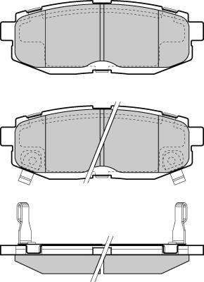 TOYOTA SU003-10628 - Brake Pad Set, disc brake onlydrive.pro