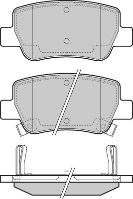 Valeo 302435 - Brake Pad Set, disc brake onlydrive.pro