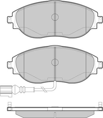 VAG 3C0698151L - Piduriklotsi komplekt,ketaspidur onlydrive.pro