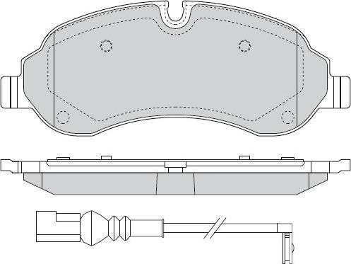 Valeo 302403 - Brake Pad Set, disc brake onlydrive.pro