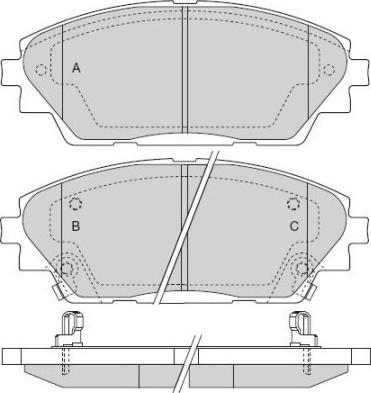 MAZDA B6YS-33-28ZB - Brake Pad Set, disc brake onlydrive.pro