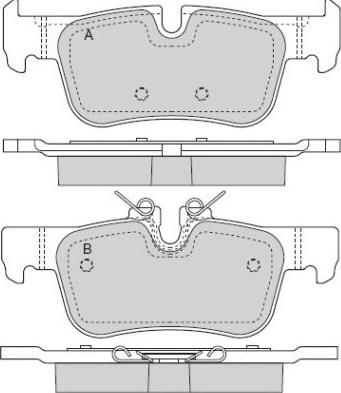 Valeo 302445 - Тормозные колодки, дисковые, комплект onlydrive.pro