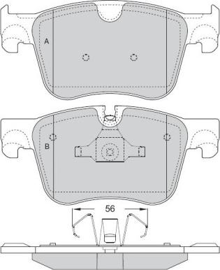 Valeo 302464 - Brake Pad Set, disc brake onlydrive.pro