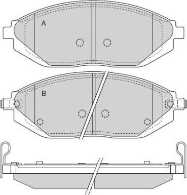 Valeo 302500 - Brake Pad Set, disc brake onlydrive.pro