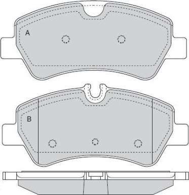 FORD 2325325 - Bremžu uzliku kompl., Disku bremzes onlydrive.pro