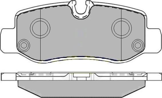 Mercedes-Benz 447 420 67 00 - Bremžu uzliku kompl., Disku bremzes onlydrive.pro