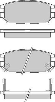 AISIN SN804P - Brake Pad Set, disc brake onlydrive.pro