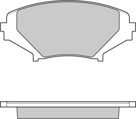 MAZDA F1Y13328ZC - Brake Pad Set, disc brake onlydrive.pro