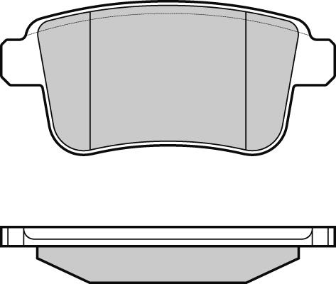 NISSAN 44060-00Q3N - Bremžu uzliku kompl., Disku bremzes onlydrive.pro