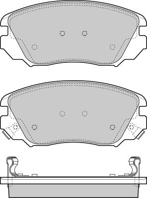 Opel 095514525 - Brake Pad Set, disc brake onlydrive.pro