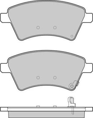 FIAT 6001073132 - Brake Pad Set, disc brake onlydrive.pro