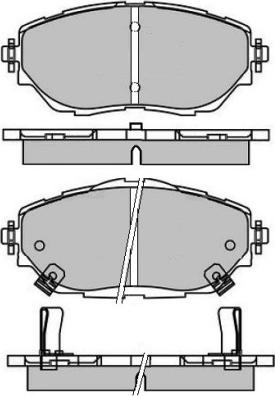 TOYOTA 0046533480 - Brake Pad Set, disc brake onlydrive.pro