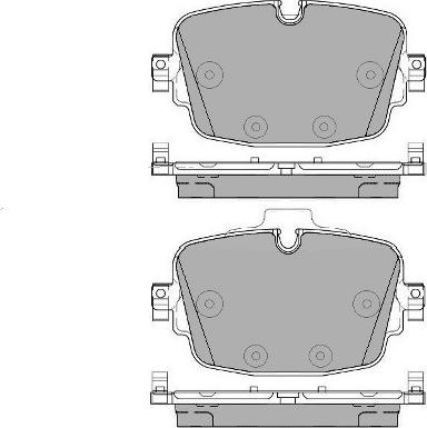 Bentley 4M0698451AA - Brake Pad Set, disc brake onlydrive.pro