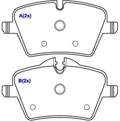 Valeo 302431 - Тормозные колодки, дисковые, комплект onlydrive.pro