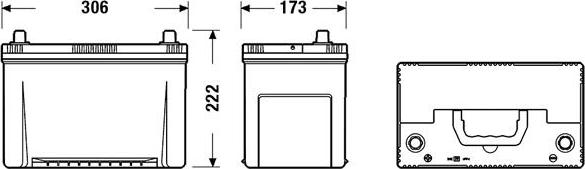 Exide EA955 - Starter Battery onlydrive.pro