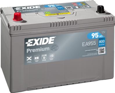 Exide EA955 - Стартерная аккумуляторная батарея, АКБ onlydrive.pro