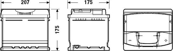 Exide EA472 - Käynnistysakku onlydrive.pro