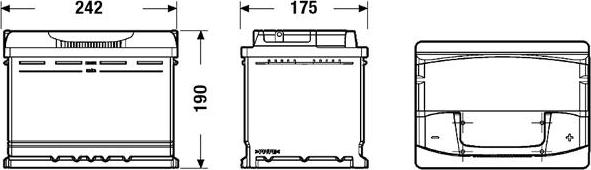 Exide EA640 - Starter Battery onlydrive.pro