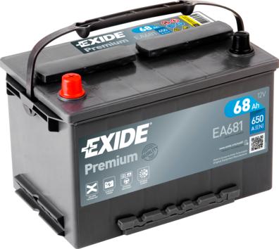Exide _EA681 - Starter Battery onlydrive.pro