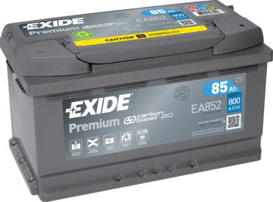 Exide EA852 - Starterio akumuliatorius onlydrive.pro