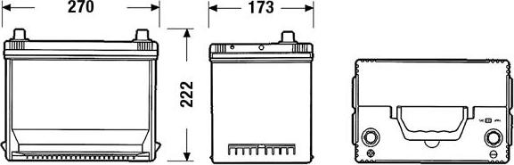 Exide EA755 - Starter Battery onlydrive.pro