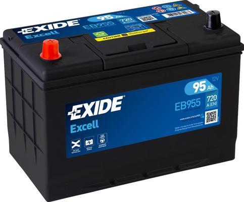 Exide EB955 - Стартерная аккумуляторная батарея, АКБ onlydrive.pro