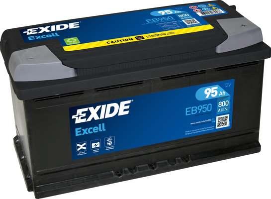 Exide EB950 - Стартерная аккумуляторная батарея, АКБ onlydrive.pro