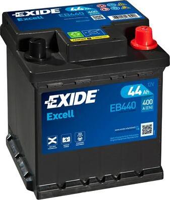 Exide EB440 - Starterio akumuliatorius onlydrive.pro