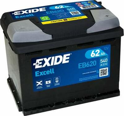 Exide EB620 - Starter Battery onlydrive.pro