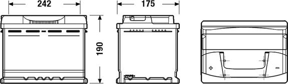 Exide EB621 - Starter Battery onlydrive.pro