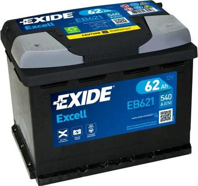 Exide EB621 - Starter Battery onlydrive.pro