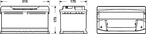 Exide EB802 - Starter Battery onlydrive.pro