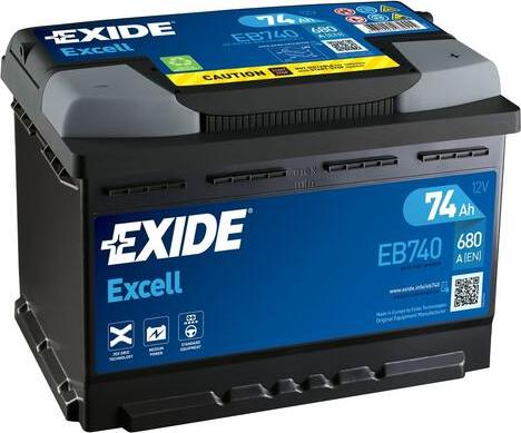 Exide EB740 - Starter Battery onlydrive.pro