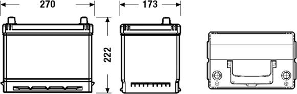 Exide EB704 - Käynnistysakku onlydrive.pro