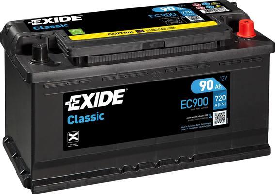 Exide EC900 - Стартерная аккумуляторная батарея, АКБ onlydrive.pro