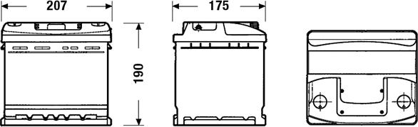 Exide EC440 - Käynnistysakku onlydrive.pro