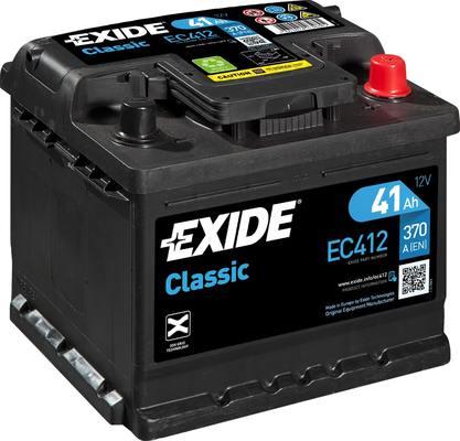Exide EC412 - Starter Battery onlydrive.pro