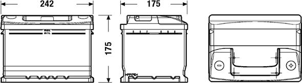 Exide EC542 - Starter Battery onlydrive.pro