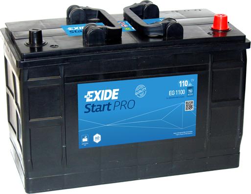 Exide EG1100 - Стартерная аккумуляторная батарея, АКБ onlydrive.pro