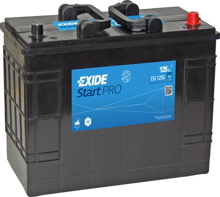 Exide EG1250 - Starter Battery onlydrive.pro