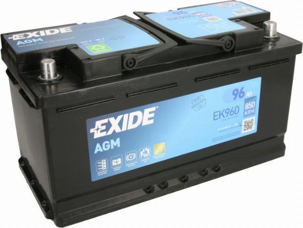 Exide EK960 - Starter Battery onlydrive.pro