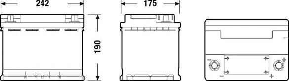 Exide EK600 - Starter Battery onlydrive.pro