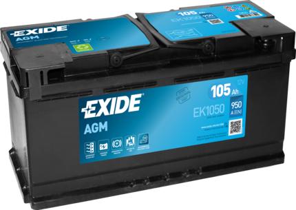 Exide EK1050 - Starter Battery onlydrive.pro