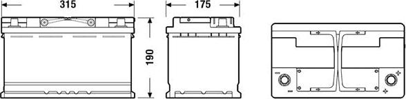 Exide EK800 - Starter Battery onlydrive.pro